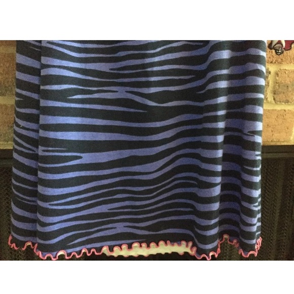 Mis Tee V Us Dress Stripe Pink Flower Button 10 - Picture 4 of 8